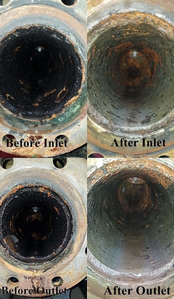 Before after cooler compresor water in & out
